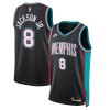 Memphis Grizzlies Jaren Jackson JR Nike 2025-26 Classic Edition Musta Miesten Pelipaidat Swingman